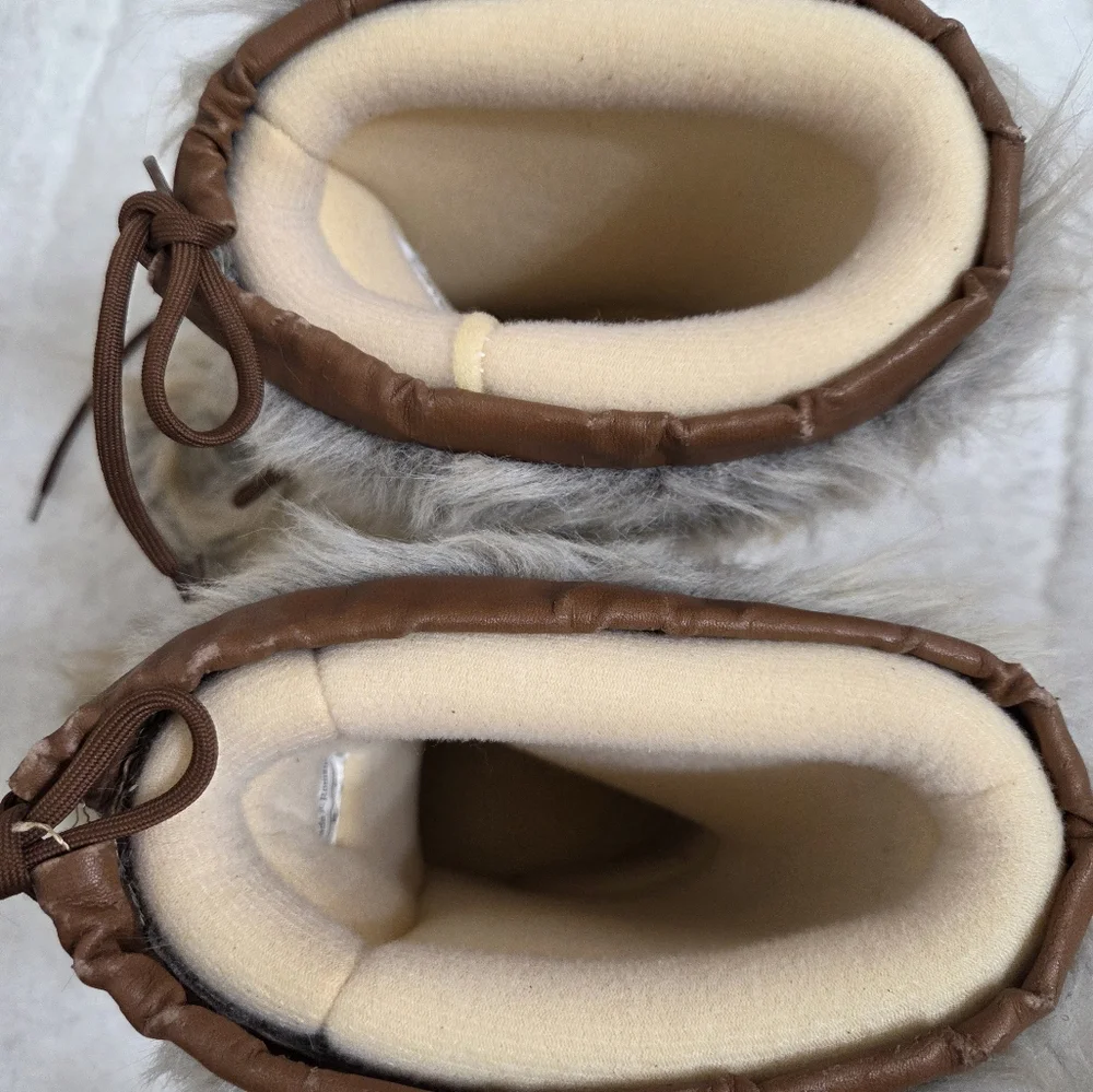 Last Day Sale🔥Brown Fury Fashion Boots winter, Made in Romania Sz US 9 woman - Picture 5 of 11